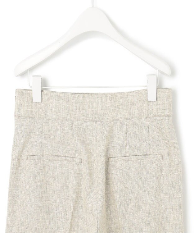 ICB 【洗える】Vi/Peブッチャー タックワイドパンツ トープ系