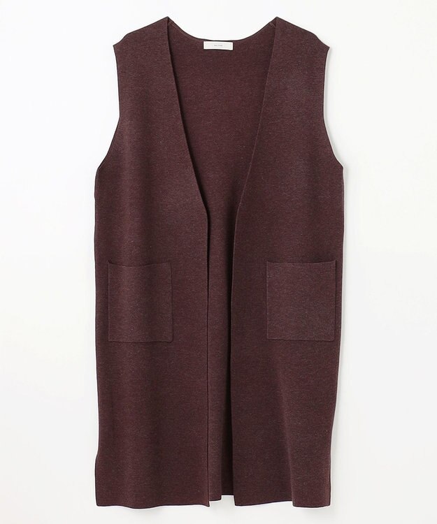 ANY マシュマロニットジレ チョコレート