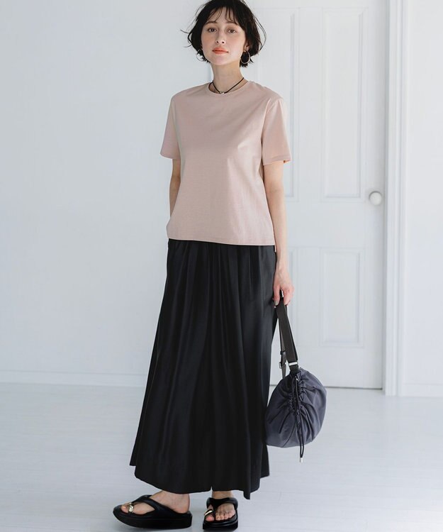 23区 【先行予約/WEB＆一部店舗限定カラーあり】ハイエンド クルーネック Tシャツ [WEB＆一部店舗限定カラー]ピンク系