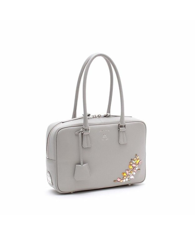 A.D.M.J. クリスタルソーイングボストン28cm シロガネ