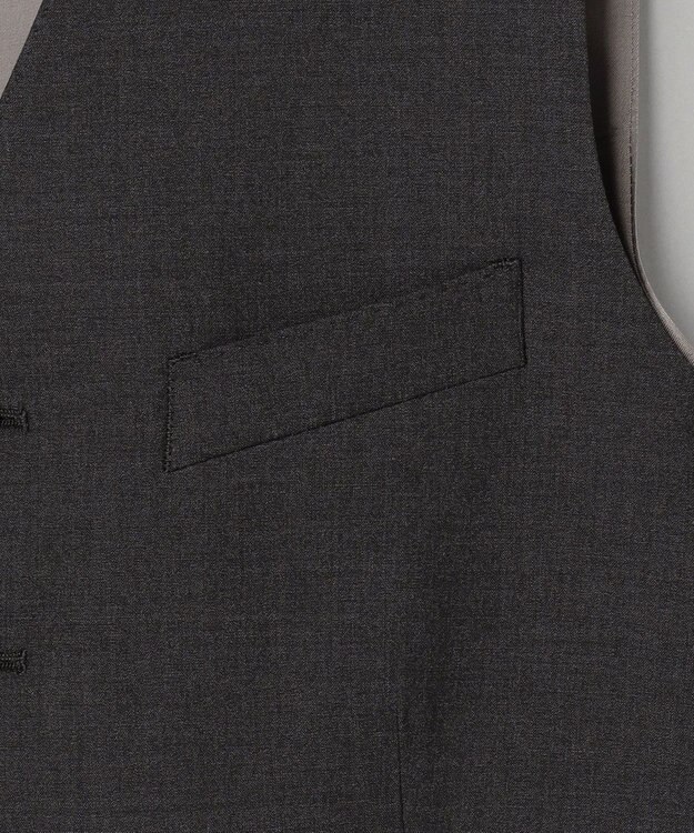 GOTAIRIKU 次世代スーツ【2WAYストレッチ/透湿性/シワになりにくい】ハイスペック2WAYストレッチスーツベスト グレー系