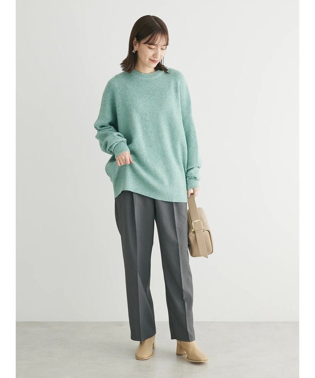 Green Parks ・Ｐｅｔｉｔ　Ｆｌｅｕｒ　ラメ＆スパンコールニット Green