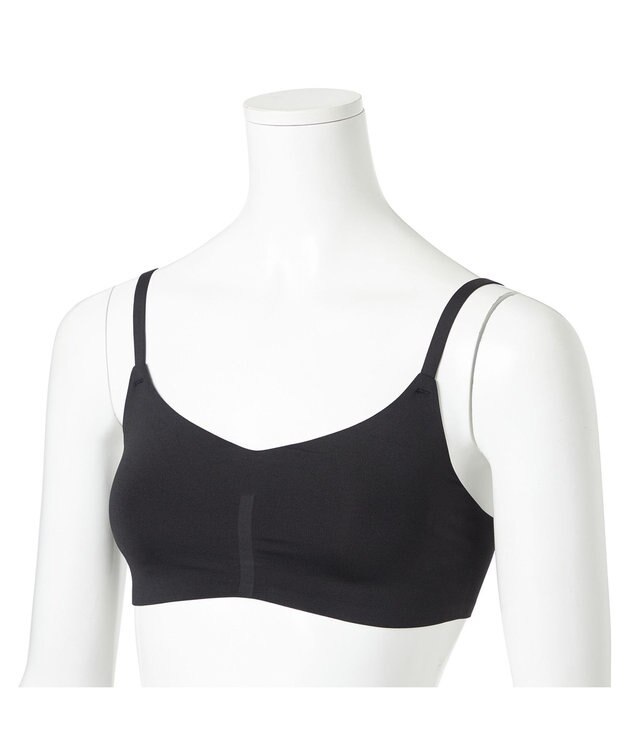 Chacott バッククロスブラトップ（ホットメルト） ブラック