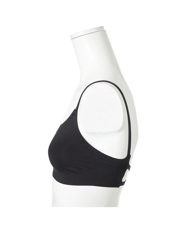 Chacott バッククロスブラトップ（ホットメルト） ブラック