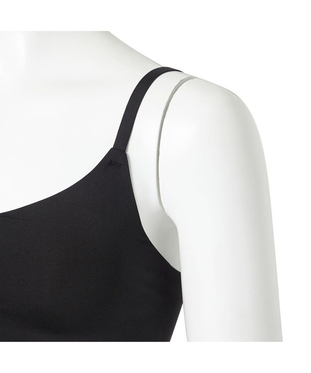 Chacott バッククロスブラトップ（ホットメルト） ブラック