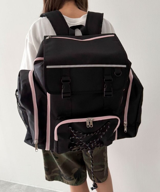 WEGO BIGポケット拡張バックパック 柄1