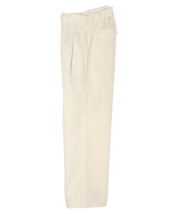 Green Parks ツータックチノパンツ Ivory
