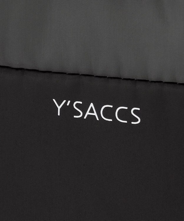 Y'SACCS ドローストリング コンビカラー2WAYトート ダークグレー