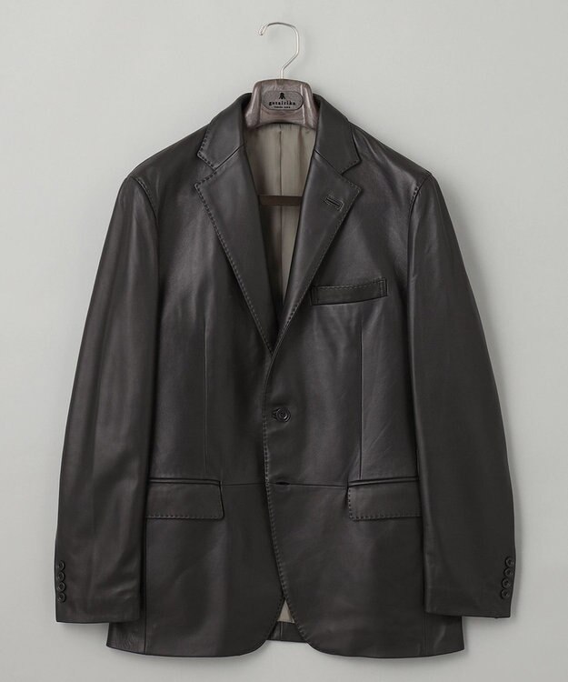 GOTAIRIKU 【シープレザー】テーラードジャケット ブラック系