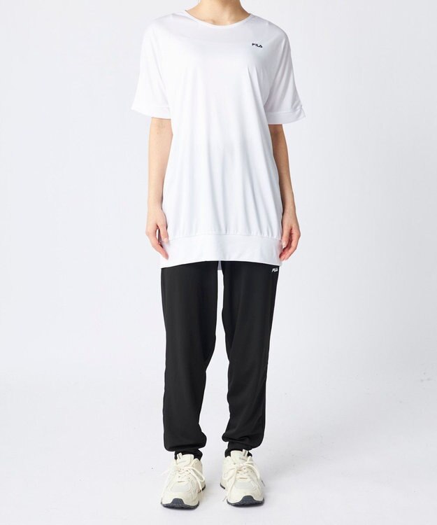 OP／FILA 【FILA】水陸両用フィットネスウェア 2点セット ホワイト