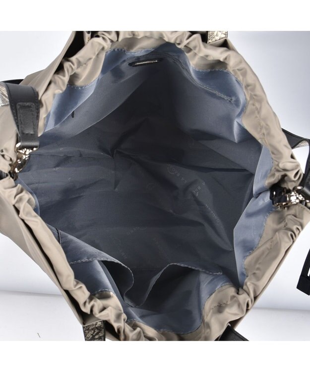 LA BAGAGERIE ドローストリング2WAYトート Mサイズ グレージュ