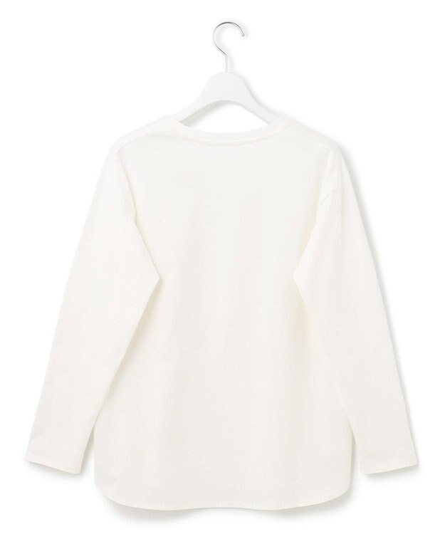 23区 S 【洗える】ロゴ ロング Tシャツ ホワイト系