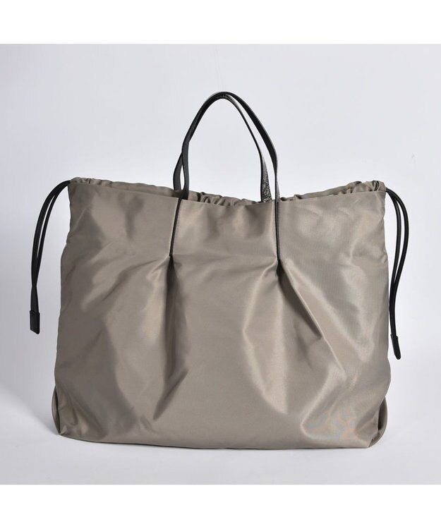 LA BAGAGERIE ドローストリング2WAYトート Mサイズ グレージュ