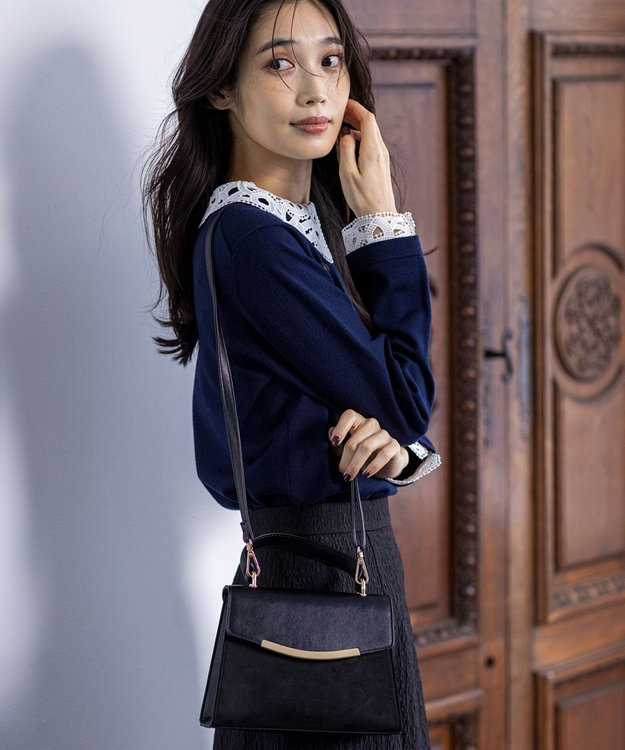 2WAY】コンビフラップ バッグ / ANY SIS | ファッション通販 【公式 2WAY】コンビフラップ バッグ / ANY SIS | ファッション通販 【公式