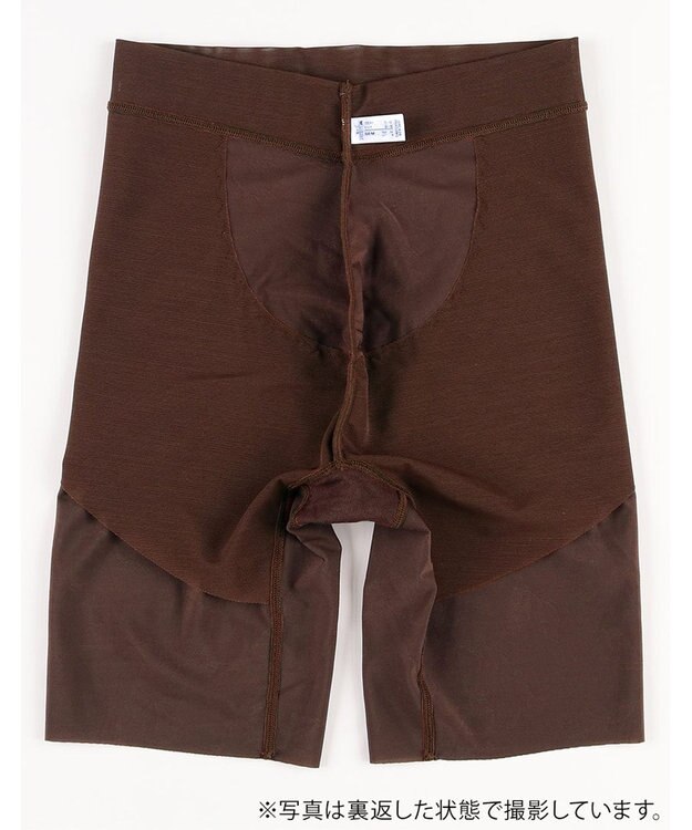 WACOAL ガードル ロング丈 高くヒップアップ 下腹部もすっきり ラクな着用感 レディース メッシュタイプ GRC426 /ワコール シナモンブラウン