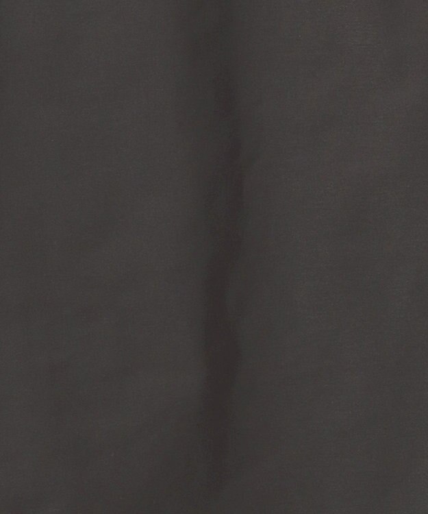 ICB L 【撥水加工】 メモリーストレッチタフタ フーデットコート チャコール系