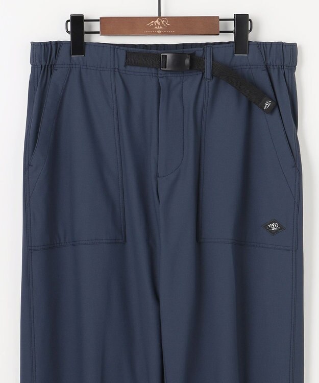 JOSEPH ABBOUD MOUNTAIN 【2WAYストレッチ/ECO撥水性】2WAYストレッチジャガードパンツ ネイビー系