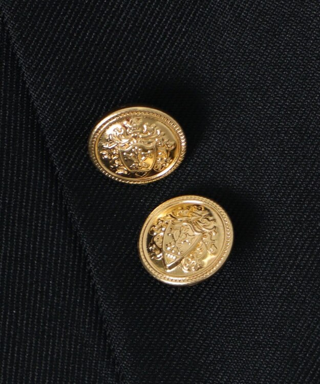 WEGO 【SCHOOLITEM】スクールパイピングブレザー ブラック