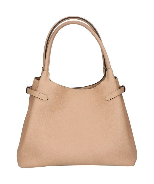 INTER-CHAUSSURES 【LORISTELLA】イタリアンレザーハンドバッグ ライトベージュ