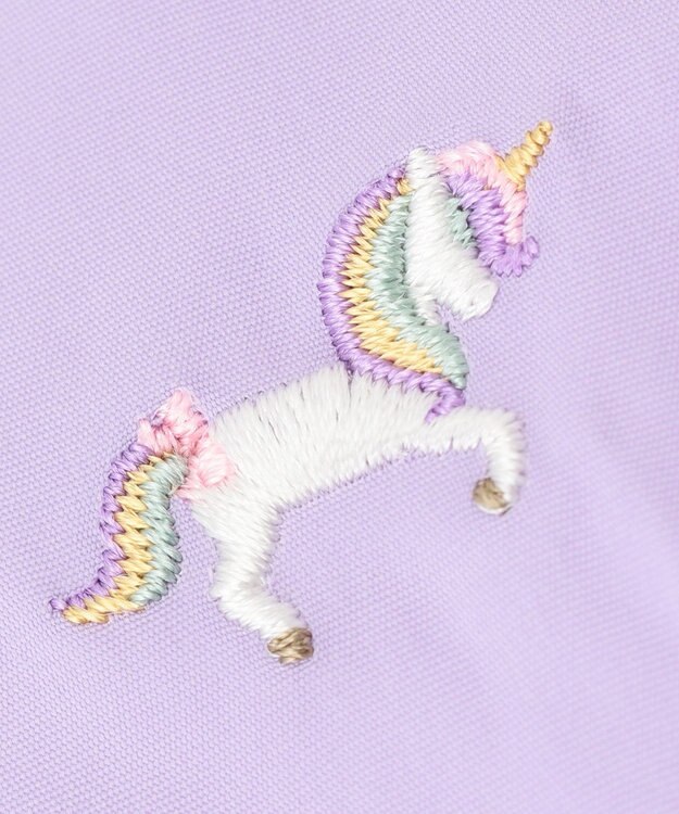 ANY KIDS 刺繍 バケットハット ラベンダー