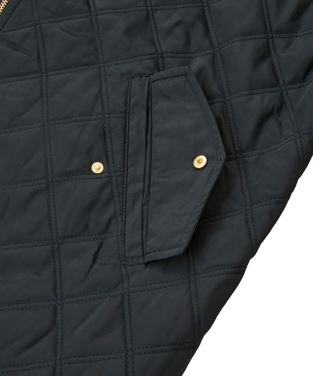 earth music&ecology キルティングバルーンコート Black