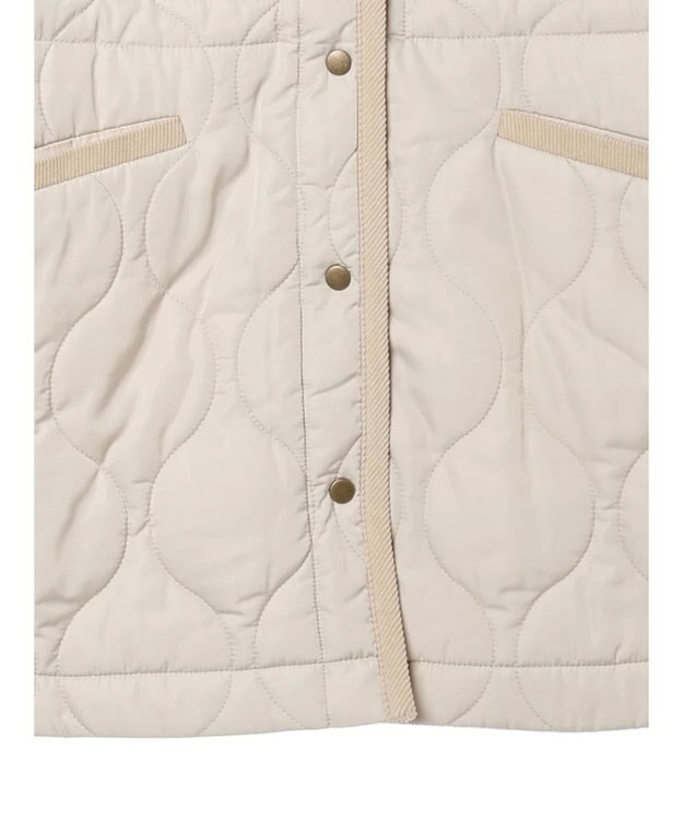 CRAFT STANDARD BOUTIQUE キルティングミドル丈コート Ivory