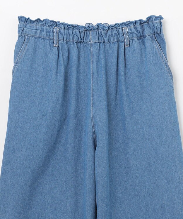 ANY KIDS デニム ガウチョ ブルー