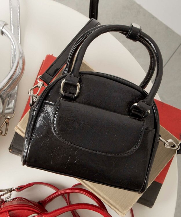 WEGO ミニボストンショルダー ブラック