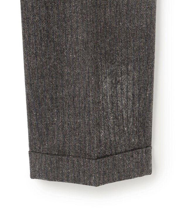 J.PRESS MEN 【J.PRESS ORIGINALS】Lambs Tweed New Piped Stem Slacks / Big Back Belt / Japan Made グレー系1