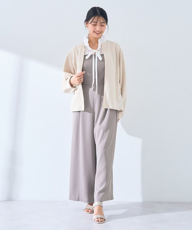 YECCA VECCA キャミオールインワン Gray Beige