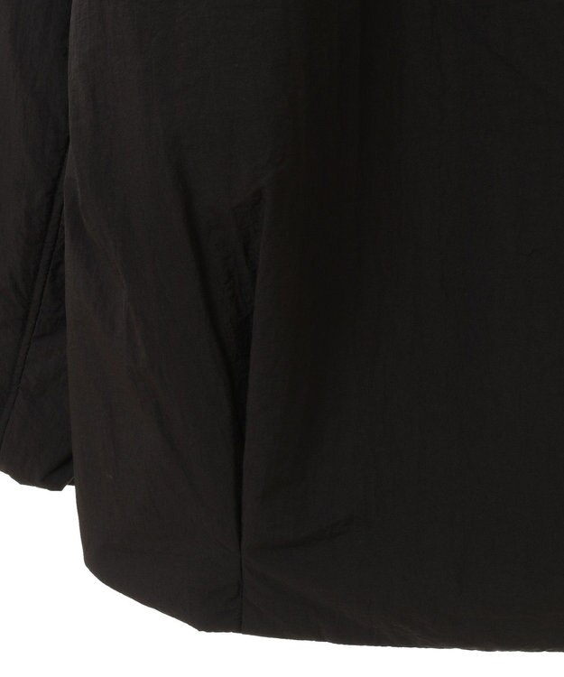 Green Parks シームレスライト中わたノーカラーブルゾン Black