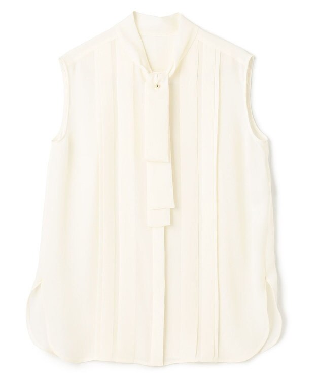 BEIGE， MARIGNY / ボウタイブラウス Ecru