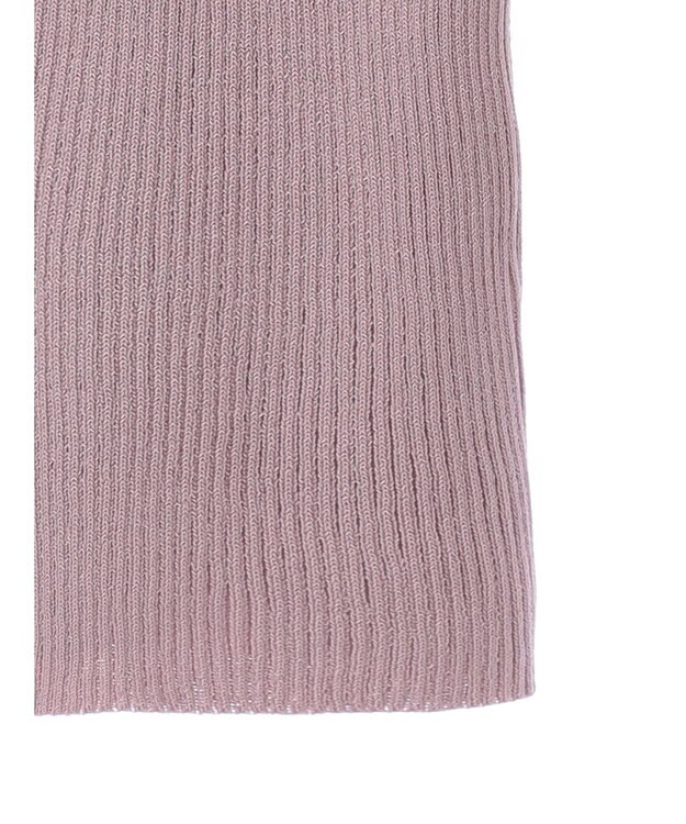 earth music&ecology デコルテチュールニットプルオーバー Dark Pink