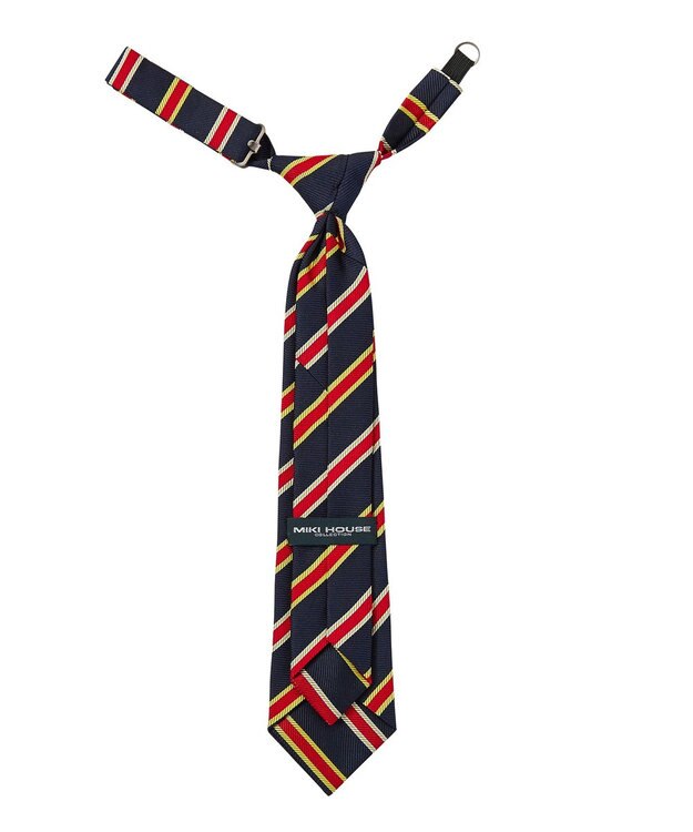 MIKI HOUSE HOT BISCUITS 【ミキハウス】 ストライプ柄ネクタイ 紺