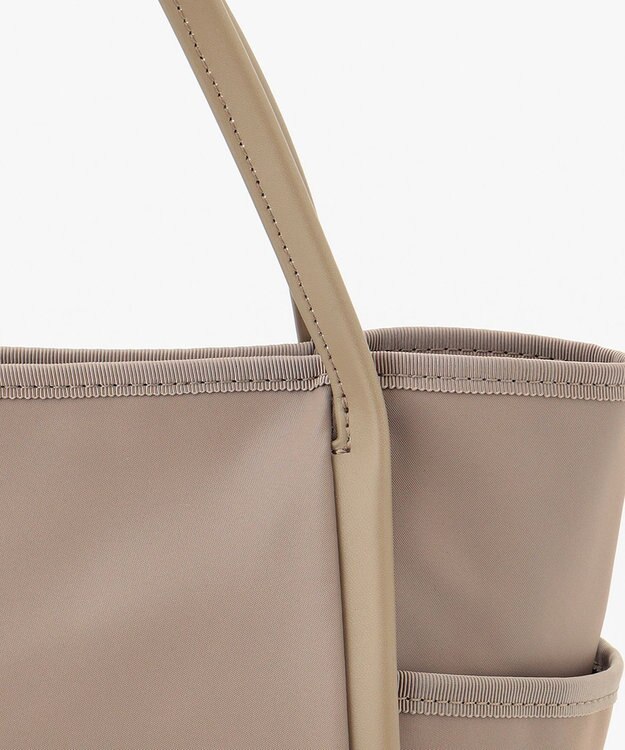 TOCCA TRIM LEATHER NYLONTOTE トートバッグ ベージュ系
