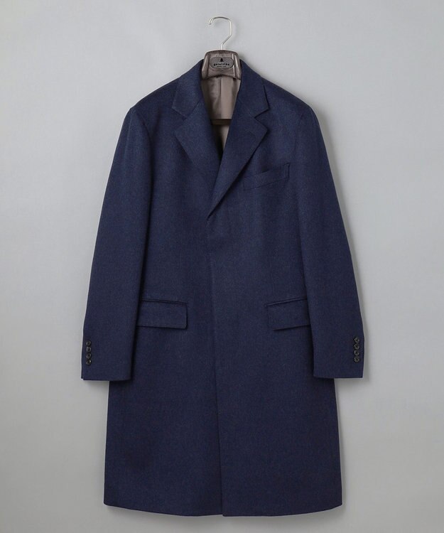 GOTAIRIKU GOLD LABEL/WEB&一部店舗限定【COLOMBO】ピュアカシミヤ チェスターコート ダルブルー系