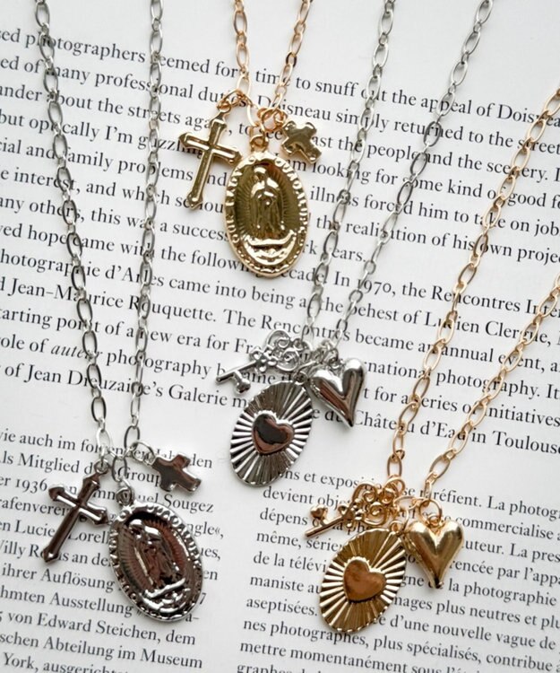 WEGO Lジャラトップネックレス 柄1