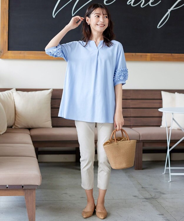 Tiaclasse 【新色追加】テーパードコロールバッグ キャメル