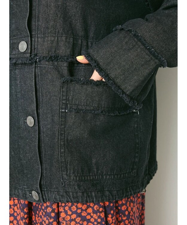 CRAFT STANDARD BOUTIQUE デニム２WAYブルゾン Black