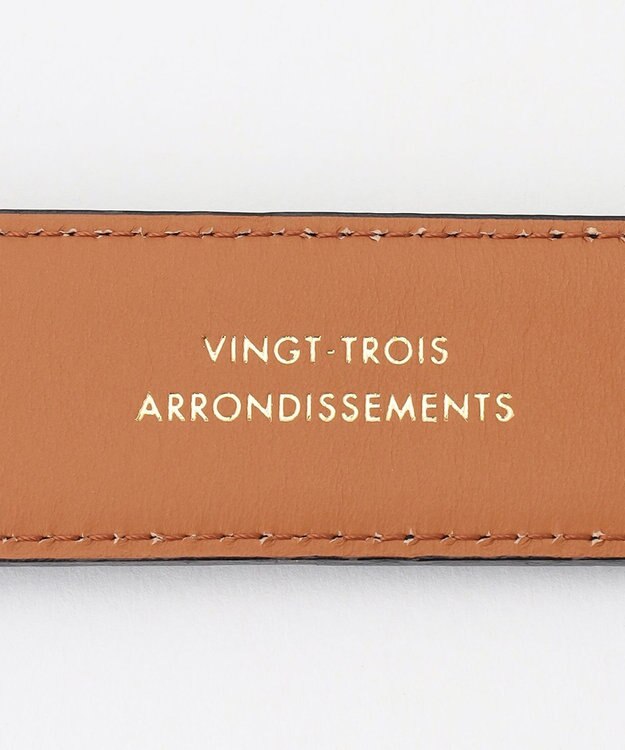 23区 ガラスフェザーベルト ブラック系