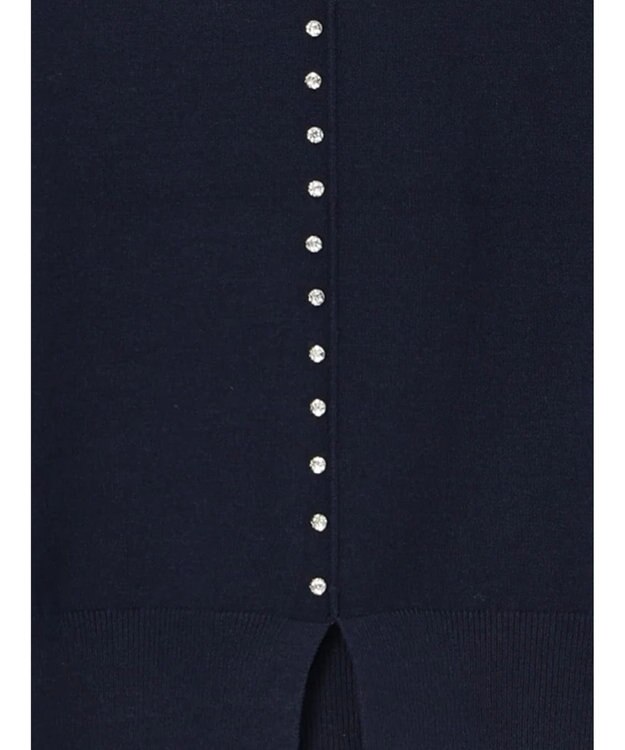 Te chichi バックビジューニット ネイビー