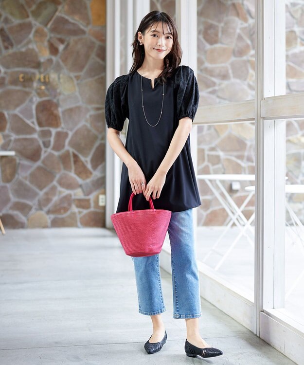 Tiaclasse 【新色追加】テーパードコロールバッグ ピンク