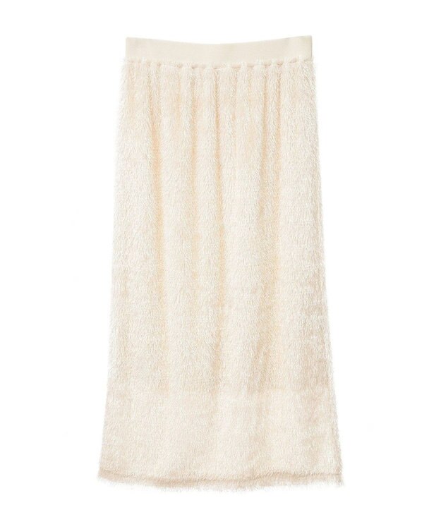 Green Parks armonia.シャギースカート Ivory