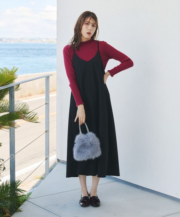 Tiaclasse 【安田美沙子さん着用】リボンローファー ブラック