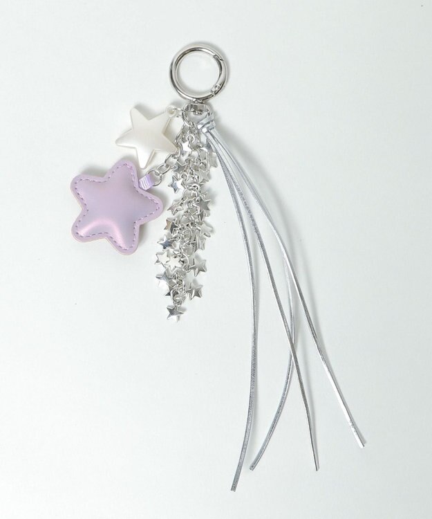 WEGO トゥインクルスターセットキーホルダー パープル