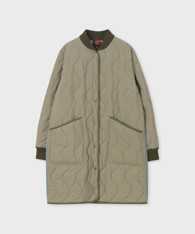 美品　Paul Smith ポールスミス 裏地キルティング ナポレオンコート キルティング ロングコート / Paul Smith | ファッション通販 【公式