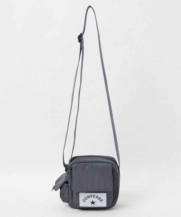 WEGO 【CONVERSE/ユニセックス着用ITEM】別注CONVERSEミニショルダーバッグ グレー
