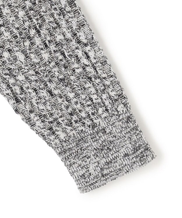 JOSEPH HOMME 【新柄】シルクバルキー クルーネックニット ライトグレー系