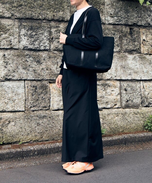 ACE BAGS & LUGGAGE UNTRACK PARK/TC コットン 横型トートバッグ M 60062 アントラック ブラック