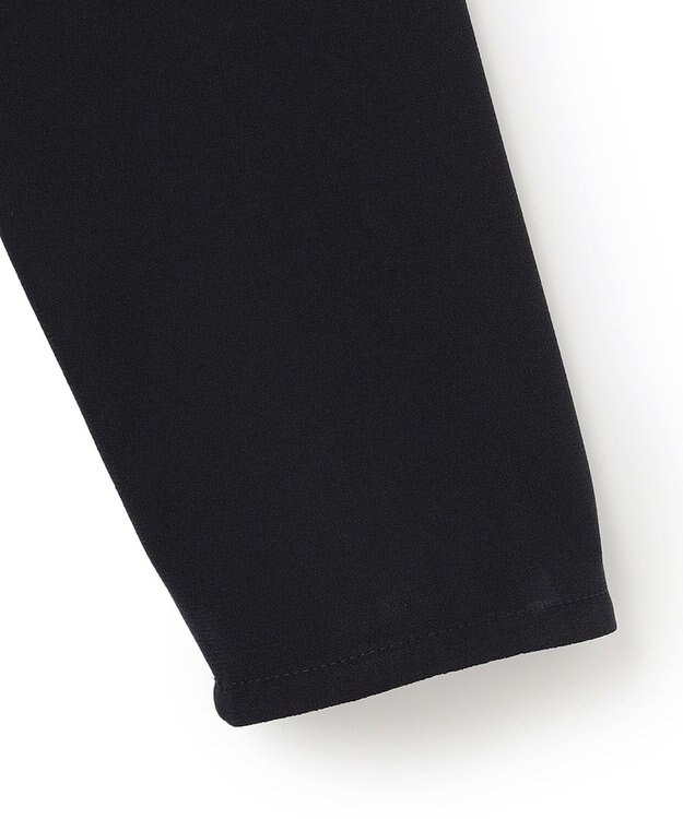 BEIGE， 【洗える】SENTIER / バックサテンカシュクールワンピース Navy x Black